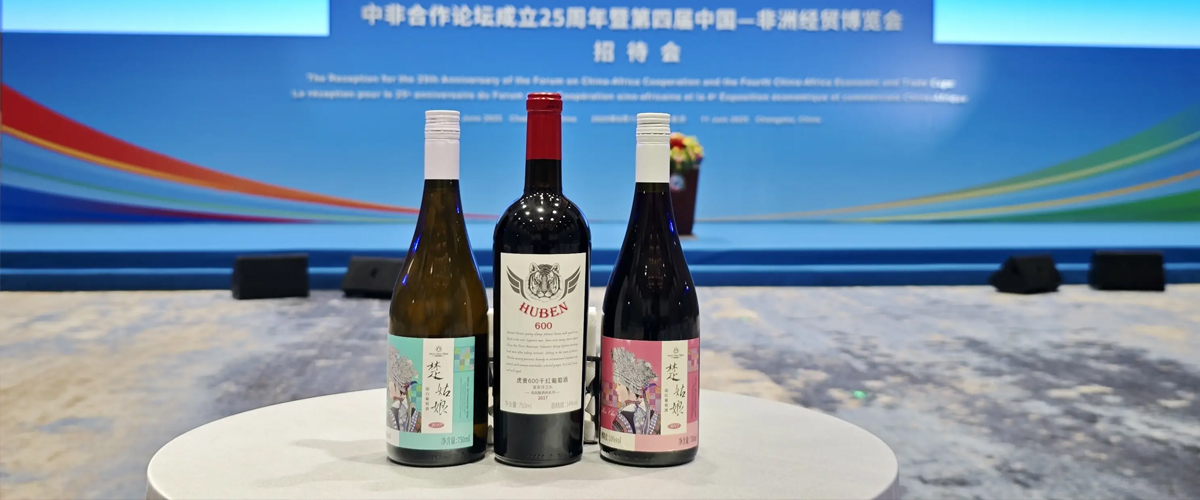 当刚果（布）外长加科索举起水晶杯，杯中虎贲干红折射出的琥珀光泽，恰似中非合作论坛25年历程的岁月鎏金。在第四届中国非洲经..